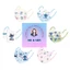 Khẩu Trang Hoạt Hình stitch 3d cho be 3-12T