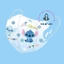 Khẩu Trang Hoạt Hình stitch 3d cho be 3-12T