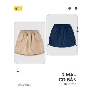 [Đồng giá] Quần short bé YODY túi ốp dễ thương, vải kaki mềm, thoải mái vận động BKCS25S020