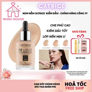 CATRICE Kem nền dạng lỏng Catrice HD Liquid Coverage che phủ tự nhiên 24h 30ml | NHÍM HOUSE