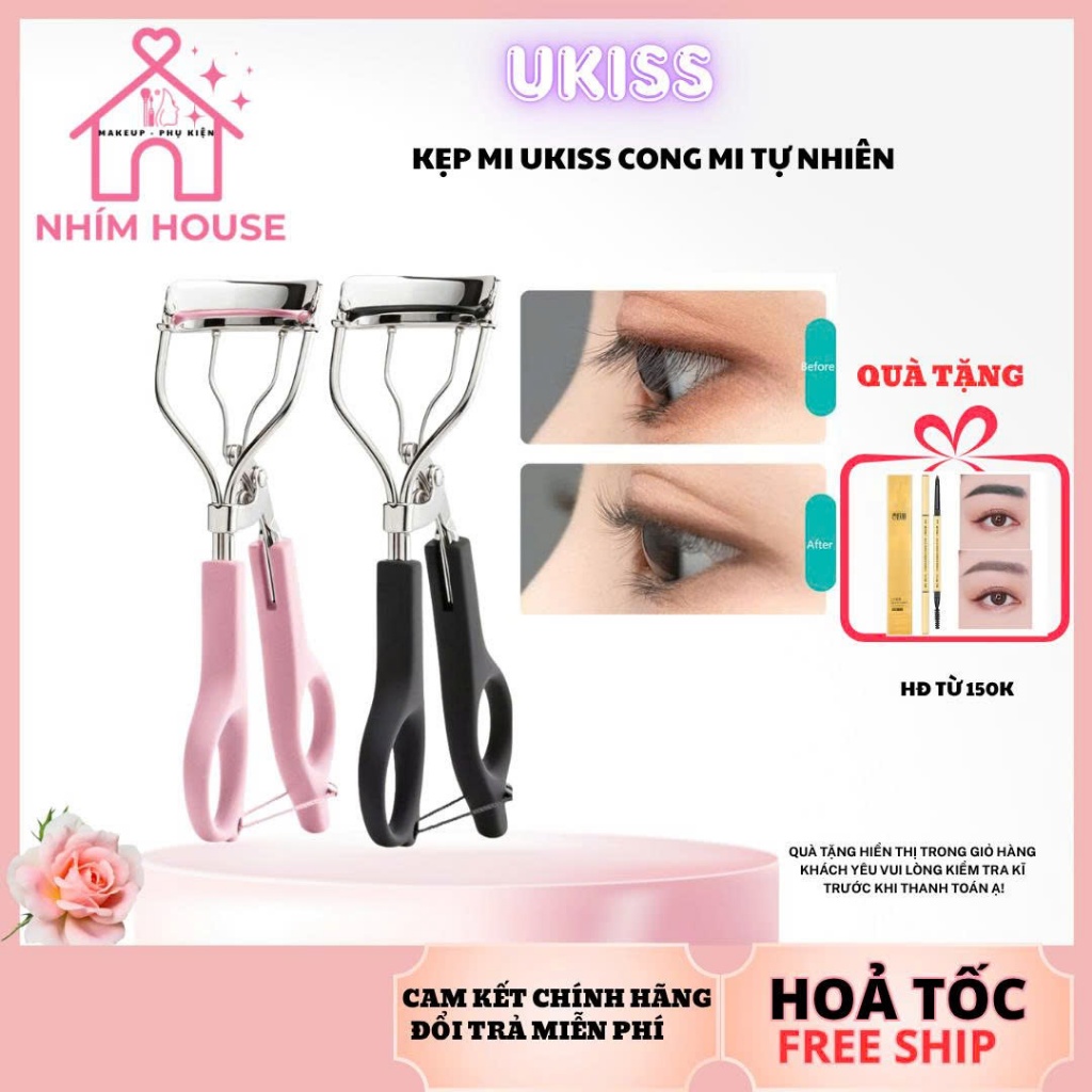 UKISS Kẹp Mi Góc Rộng Giúp Cong Lâu Kèm Đệm Thay Thế Tiện Lợi | NHÍM HOUSE