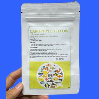 Gói Bột 20gram Carophyll Chất tạo sắc tố vàng dành cho cá cảnh ACPharno tăng màu vàng