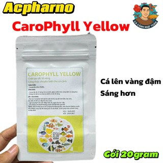 Gói Bột 20gram Carophyll Chất tạo sắc tố vàng dành cho cá cảnh ACPharno tăng màu vàng