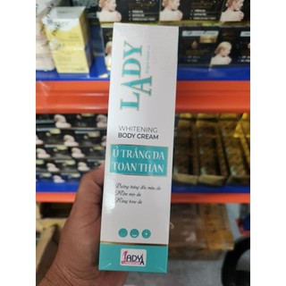 Ủ Trắng Da Toàn Thân LaDy 250ml. Giúp trắng da đều màu. mềm mịn da.nâng tone da