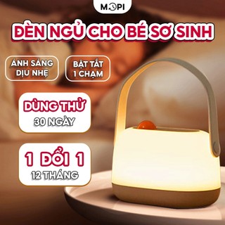 Đèn Pha Sữa Cho Bé Mopi, Đèn Ngủ Decor Cho Bé Sơ Sinh Ánh Sáng Vàng Dịu, Không Ánh Sáng Xanh, Thay Tã Ti Đêm, Để Bàn
