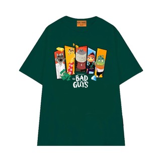 Áo Thun Hoạt Hình The Bad Guys NGỐ TEE Poster Các Nhân Vật Hài Hước Vải Cotton 75 Thoáng Mát