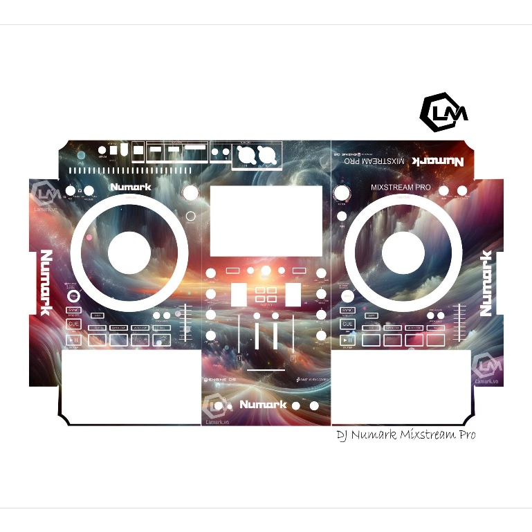 Tấm Dán Skin DJ Numark Mixstream Pro , Skin In Theo Yêu Cầu IB Shop Để Gửi Mẫu