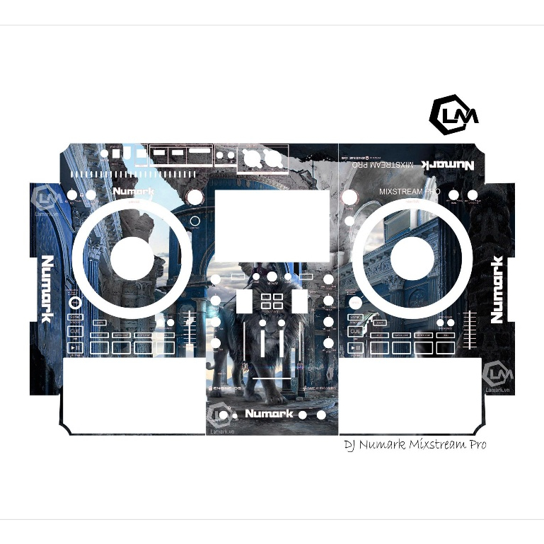 Tấm Dán Skin DJ Numark Mixstream Pro , Skin In Theo Yêu Cầu IB Shop Để Gửi Mẫu