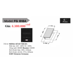 FG 818A - Bếp từ âm Fuger -  Bo mạch IGBT Siemens Đức - Cảm ứng hiện đại, cảm biến an toàn tự nhận diện — ảnh 2