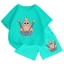 Bộ Cộc Tay Bé Yêu – Hình Bé Sao Biển Má Hồng Đáng Yêu, Cotton Mát Mịn (M 229)