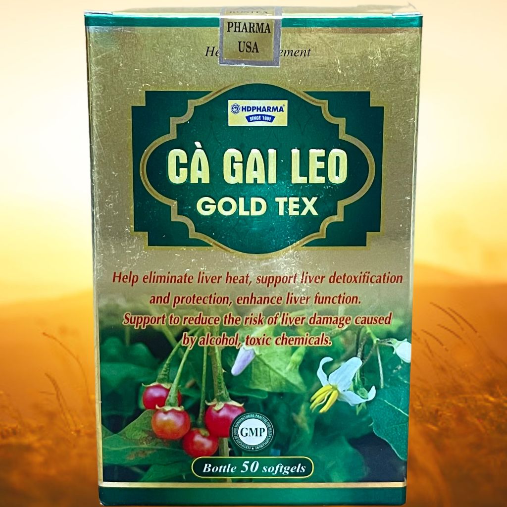 Cà Gai Leo Gold Tex Vàng Chai - Rostex - Hải Dương - Vitamin Thanh Lọc