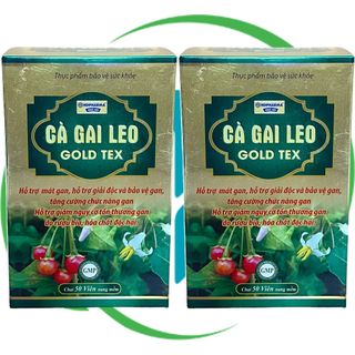 Combo 2 Hộp Cà Gai Leo Gold Tex Vàng Chai - Rostex - Hải Dương - Vitamin Phục Hồi