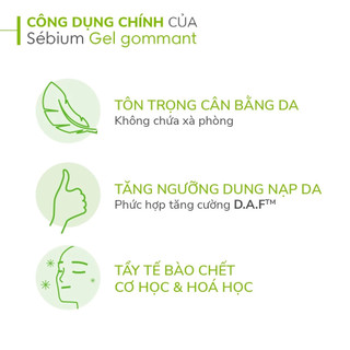 [HÀNG CÔNG TY] Gel tẩy tế bào chết làm sáng mịn da Bioderma Sebium Gel Gommant (100ml)