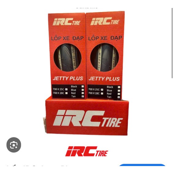 [tặng decal] (1 chiếc) Vỏ xe đạp IRC Jetty Plus Kevlar Bead - TAN Side ...