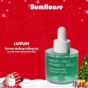 Tinh Chất Dưỡng Trắng Luvum Green Citrus Vitamin C+ Niacinamide 16% Tranexamic 2% Serum - 30ml