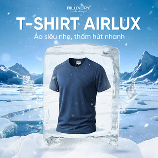 Combo 2 Áo Thun Nam AIRLUX T-SHIRT 8APKB402/8APKB420 Biluxury Thời Trang Nam Cotton Co Giãn 4 Chiều