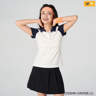 Áo polo nữ Yody ponte roma chạm mát lạnh tức thì trẻ trung thể thao năng động WAPO25S048