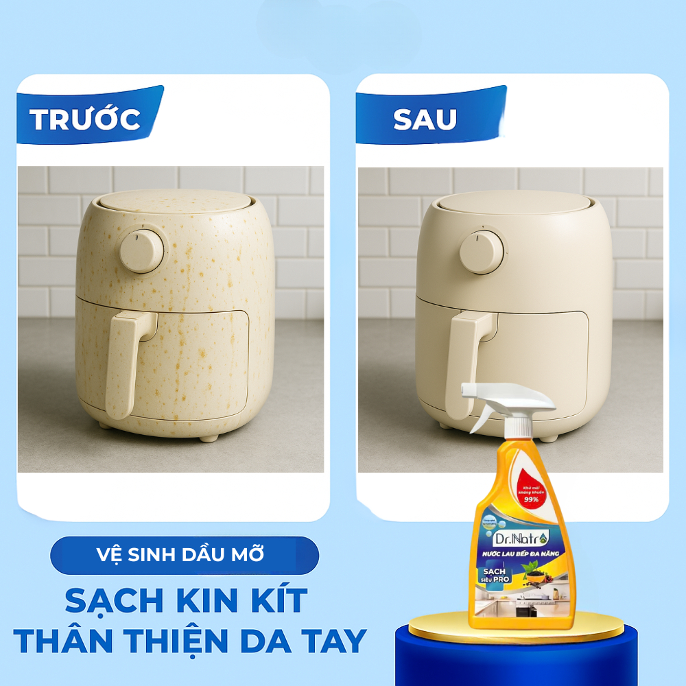 Chất lượng Nước Lau Bếp Dr Natro Tiêu Chuẩn