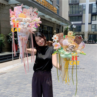 Bó hoa ốc quế độc quyền siêu xinh , quà tặng bạn gái , ốc quế tặng bé , quà tặng độc đáo , quà ốc quế bánh kẹo