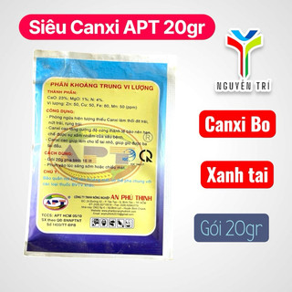 Siêu Canxi APT 20gr – Canxi Bo Vi Lượng Giúp Xanh Tai, Bóng Trái Đẹp