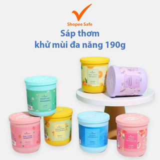 Sáp thơm khử mùi đa năng 190g, dùng cho phòng ngủ, bếp, nhà vệ sinh, ô tô