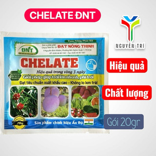Siêu Chelate DNT 20g – Giúp Trái Lớn Nhanh, Màu Đẹp, Chuẩn Xuất Khẩu – Phục Hồi Cây Mạnh Mẽ