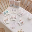 Bảo vệ đầu gối cao cấp Monona cotton mềm mại thiết kế ôm bo cứng họa tiết xinh xắn