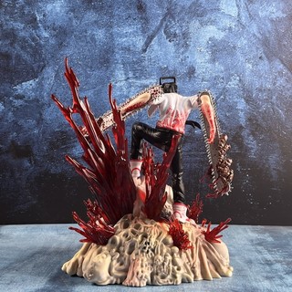 Mô hình Figure Chainsaw Man - Denji (Thợ Săn Quỷ) & Pochita Cảnh Anime Nhân Vật 2D  Hà Nội