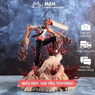 Mô hình Figure Chainsaw Man - Denji (Thợ Săn Quỷ) & Pochita Cảnh Anime Nhân Vật 2D  Hà Nội