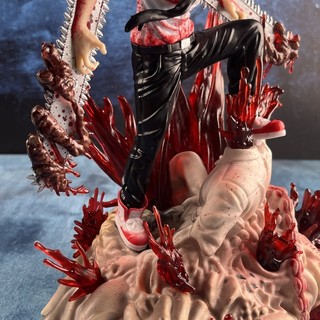 Mô hình Figure Chainsaw Man - Denji (Thợ Săn Quỷ) & Pochita Cảnh Anime Nhân Vật 2D  Hà Nội