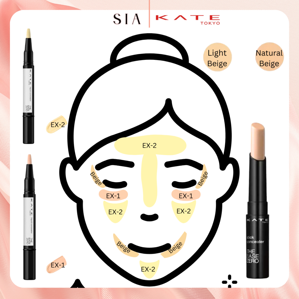 Cây che khuyết điểm Kanebo Kate Stick Concealer che khuyết điểm mụn quầng thâm nám vùng da đỏ