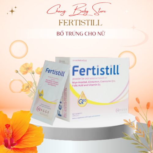 Bổ trứng Fertistill - Mang thai dễ dàng hộp 20 gói