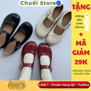 Giày bệt nữ da PU tổng hợp dệt vải đế cao su dễ phối đồ đáng yêu nữ tính thoải mái