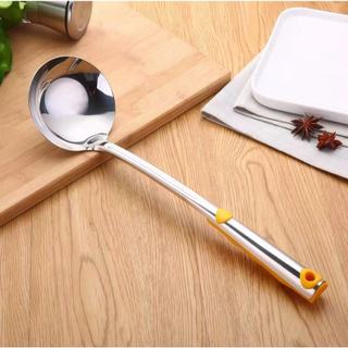 Vá múc canh Inox Cao cấp sạn 28cm Chubby Chef cán cách nhiệt đa năng Mui múc canh vá canh xào an toàn sức khỏe