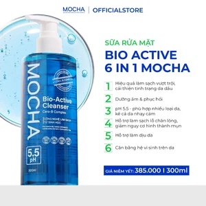 Sữa rửa mặt Bio-Active Cleanser Mocha 300ml- Hỗ trợ làm sạch da dịu nhẹ