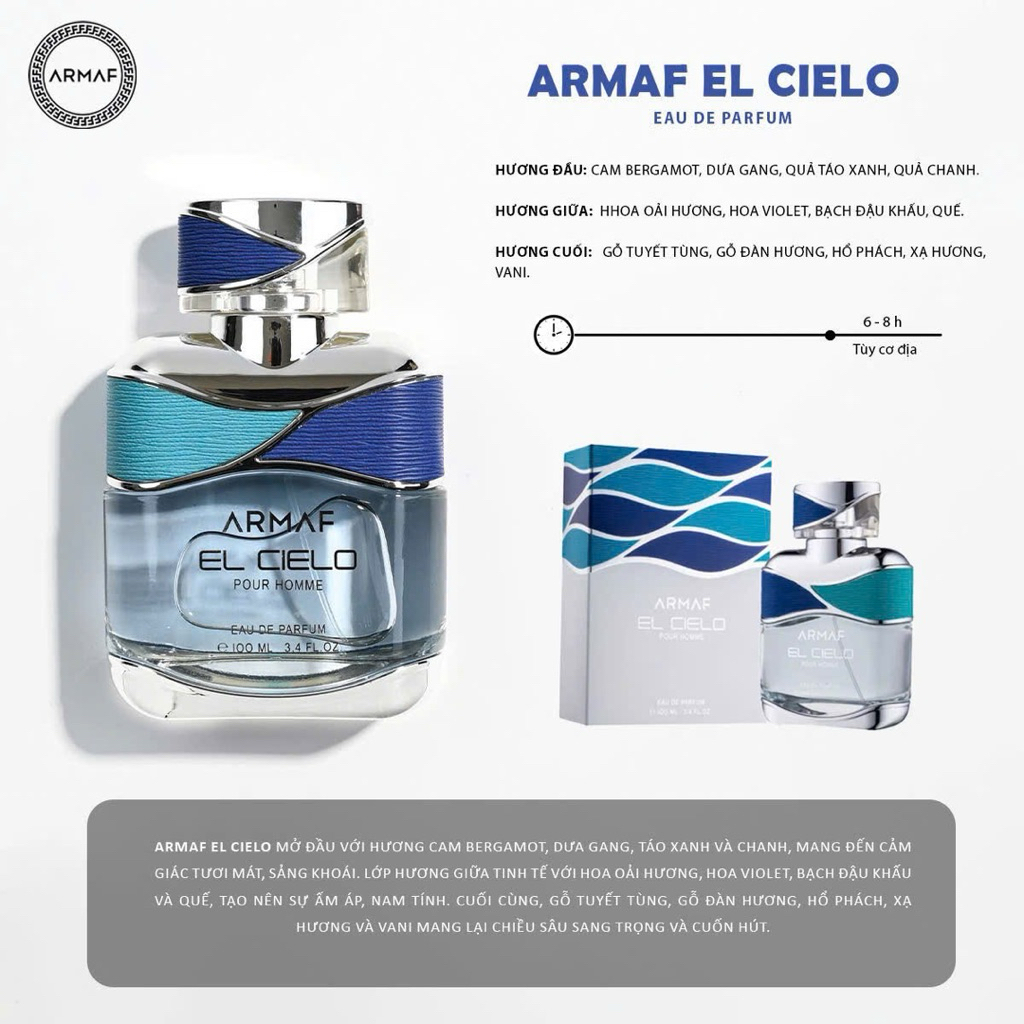 Nước hoa Fullsize Armaf Club De Nuit 100ml và 105ml