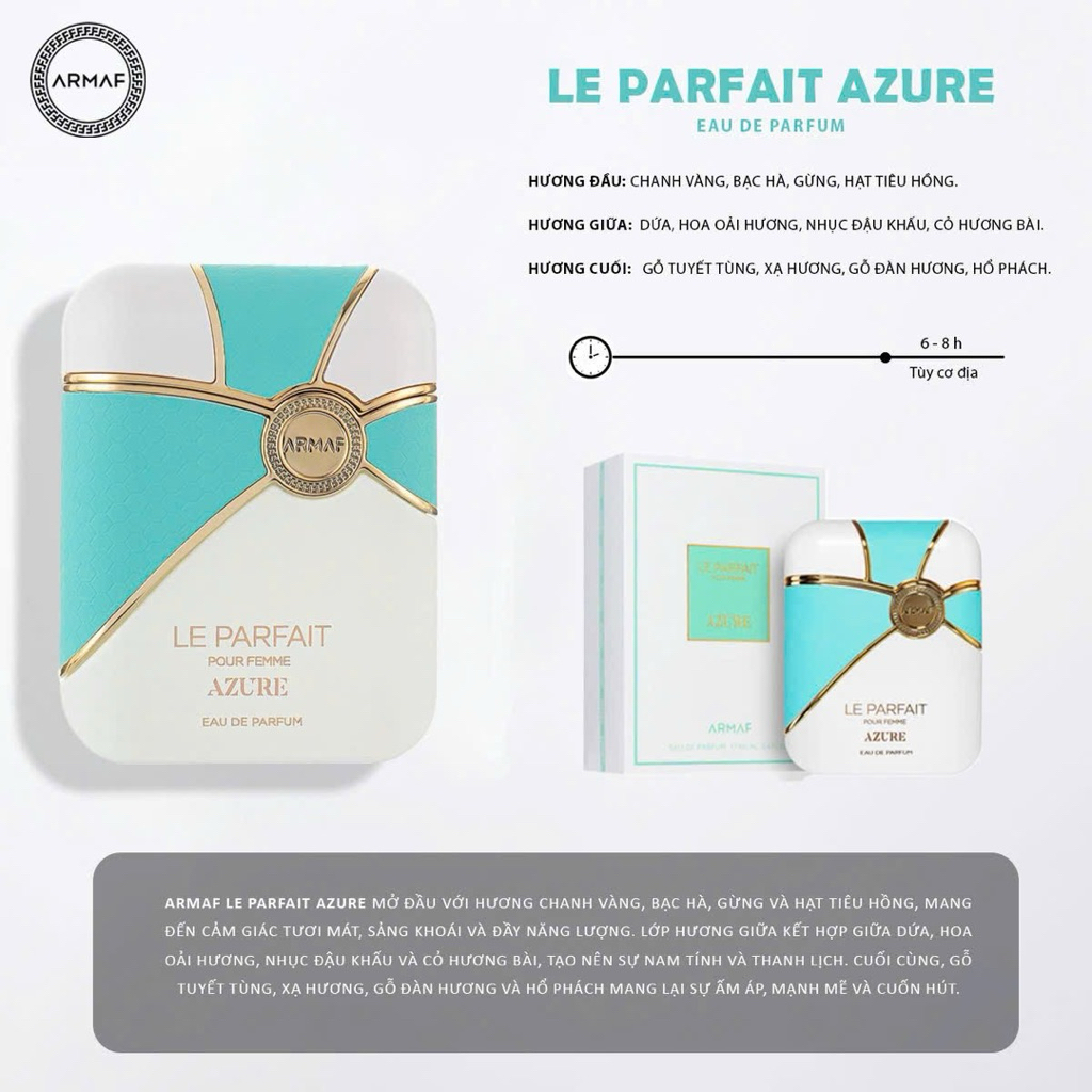 Nước hoa Fullsize Armaf Club De Nuit 100ml và 105ml