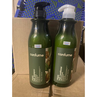 Combo Dầu Gội, Dầu xả Thảo Dược Phục Hồi Tóc Hư Tổn Confume Argan 750g