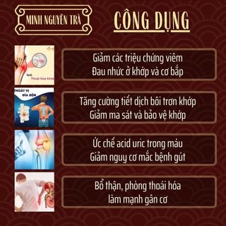 Trà Xương Khớp - Minh Nguyên - Đốt Sống Lưng, Cổ Vai Gáy, Thoát Vị, Tràn Dịch Khớp - Túi 50 lọc