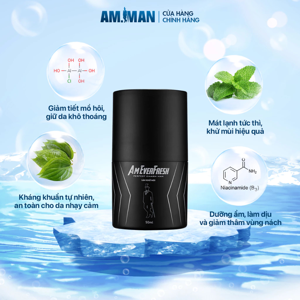 Chất lượng Sản Phẩm Lăn Khử Mùi Am Everfresh