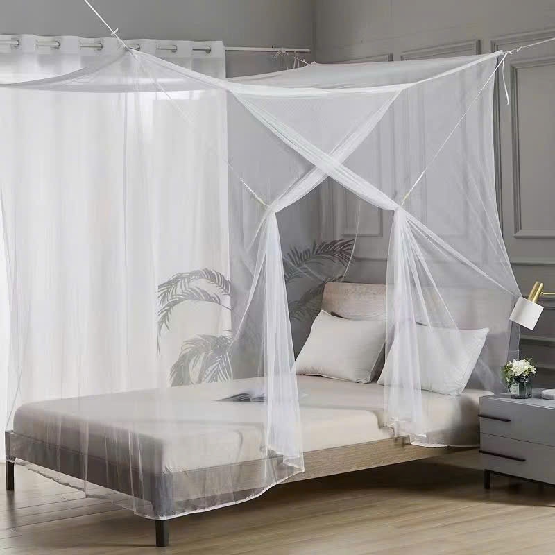 Mùng trắng Việt Nam, Cao 2m, Xếp Ly To, nhiều kích thước, may kĩ, thoáng, may mùng theo yêu cầu