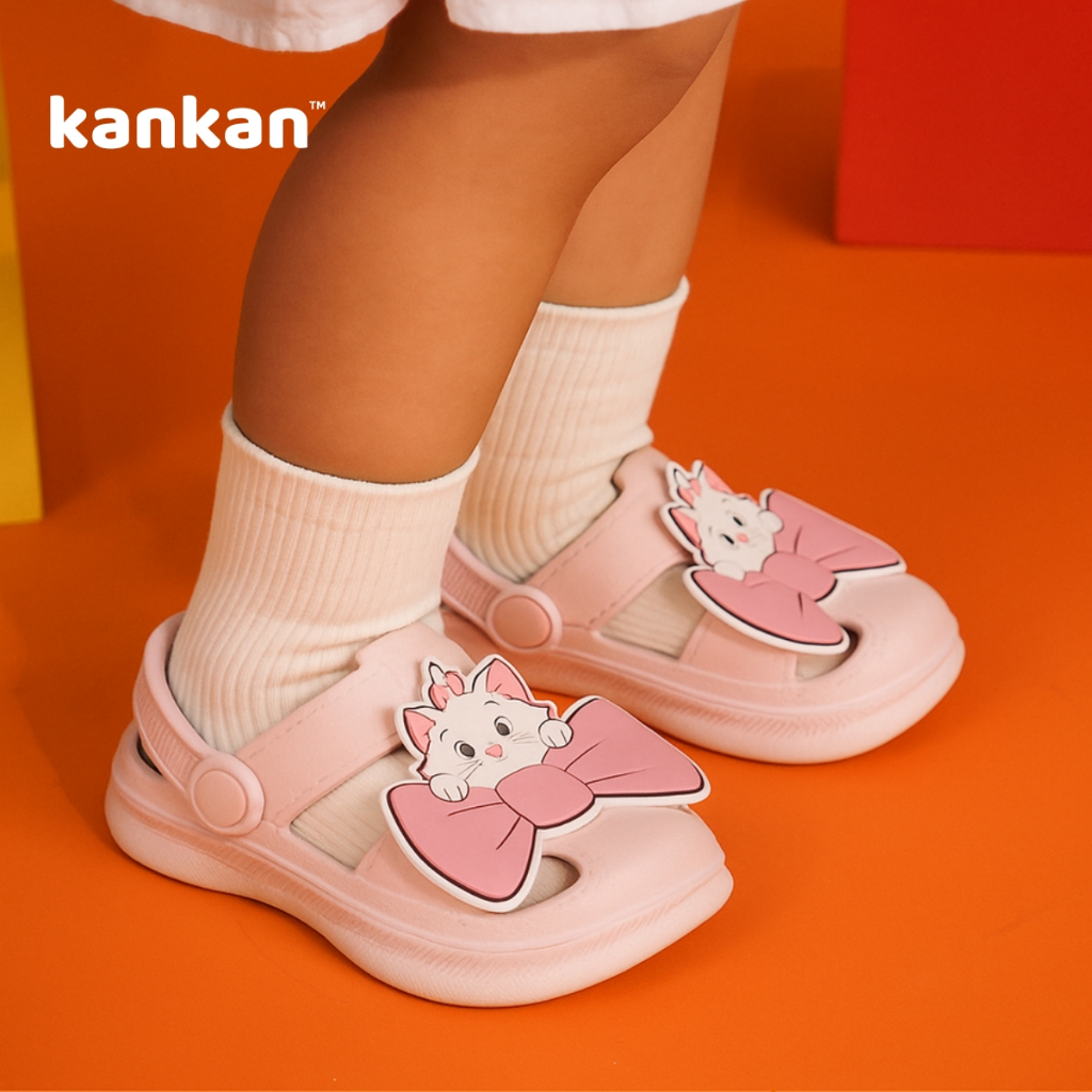 Dép Giọ Cho Bé Gái KanKanStore Sandal Có Quai Cho Bé Từ 1-5 Tuổi Êm Chân Kuromi Melody Labubu  KA41