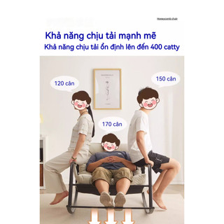 Panda ghế bập bênh thư đệm dày phòng khách ban công chống gỉ chống thấm nước chống nắng
