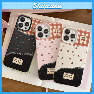 Ốp Lưng iPhone TPU Hoạ Tiết Da Mềm Cherry Chống Sốc, Chống Bẩn Cao Cấp - iP X/XS/11/12/13/14/15/16/17/Plus/Pro/Max/Air