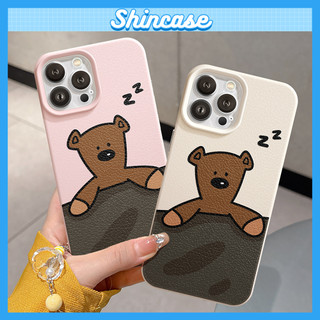 Ốp Lưng iPhone TPU Hoạ Tiết Da Mềm Teddy Chống Sốc, Chống Bẩn Cao Cấp - iP X/XS/11/12/13/14/15/16/17/Plus/Pro/Max/Air