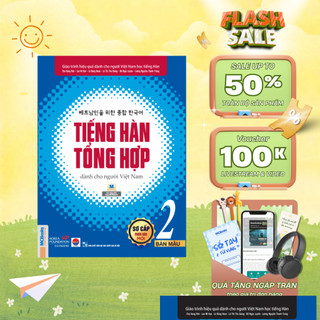 Sách Tiếng Hàn tổng hợp dành cho người Việt Nam Sơ cấp 2 (Bản màu) - MCBooks Chính Hãng