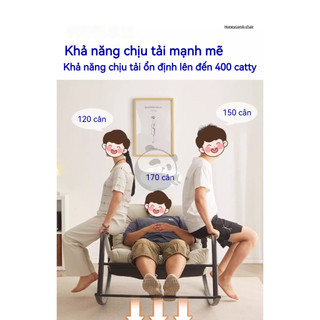 Ghế Bập Bênh Thư Giãn Ghế Lười Sofa Đọc Sách Đệm Êm Ghế Ban Công Phòng Khách Phong Cách Bắc Âu