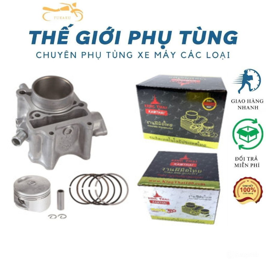 Bộ Nòng Xi-Lanh Xe Air Blade 125, Click 125, Vario 125 King Thai