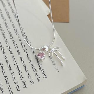Vòng Tay Lắc Tay Bạc 925 PJN Hạt Bạc Mix Charm Nơ Hình Ngôi Sao Dây Mì Trái Tim Hồng Phòng Cách Dành Cho Nữ VT05-VC03
