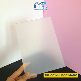 (Combo 2) Tấm mica trong suốt, Tấm nhựa mica nhiều kích thước A3, A4, A5 làm đồ trang trí decor